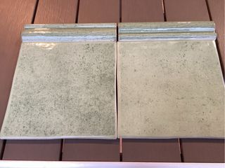 Azulejos Camp verdes Venís de Porcelanosa.