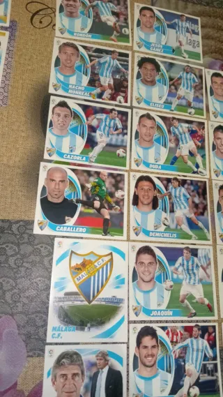 Lote cromos Málaga CF