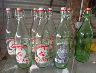 Botellas de cristal con cierre hermético