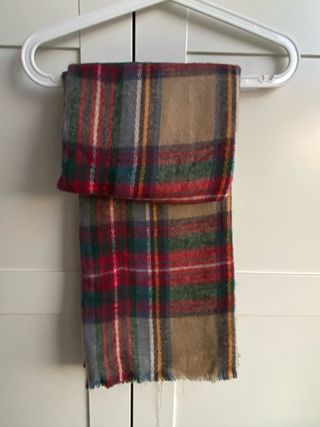 bufanda de cuadros