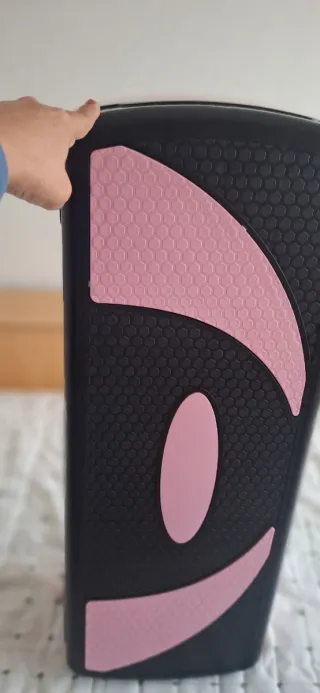 Step de Aeróbic Rosa y Negro