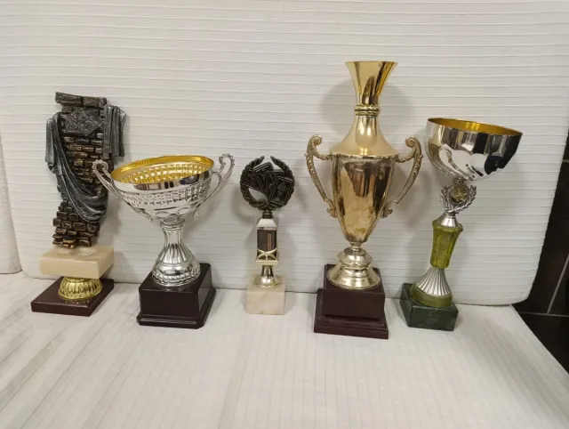 Lote de 5 Trofeos