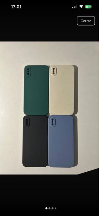 Fundas iPhone X/XS (4 unidades)