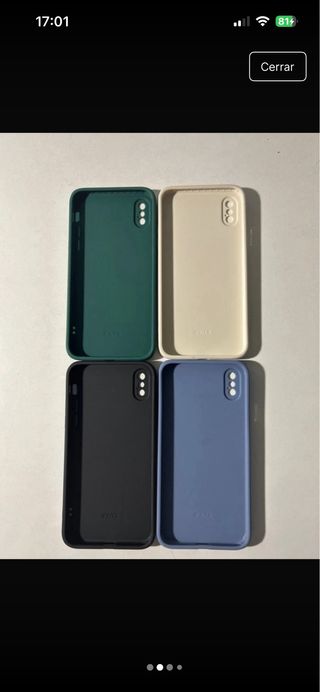 Fundas iPhone X/XS (4 unidades)