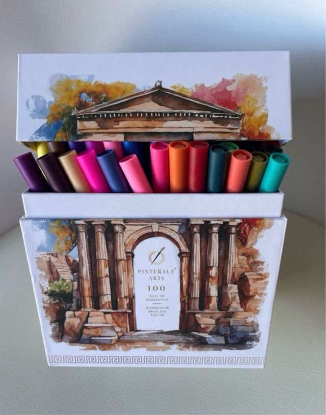 Set 100 Rotuladores al agua PINTURALE ARTS