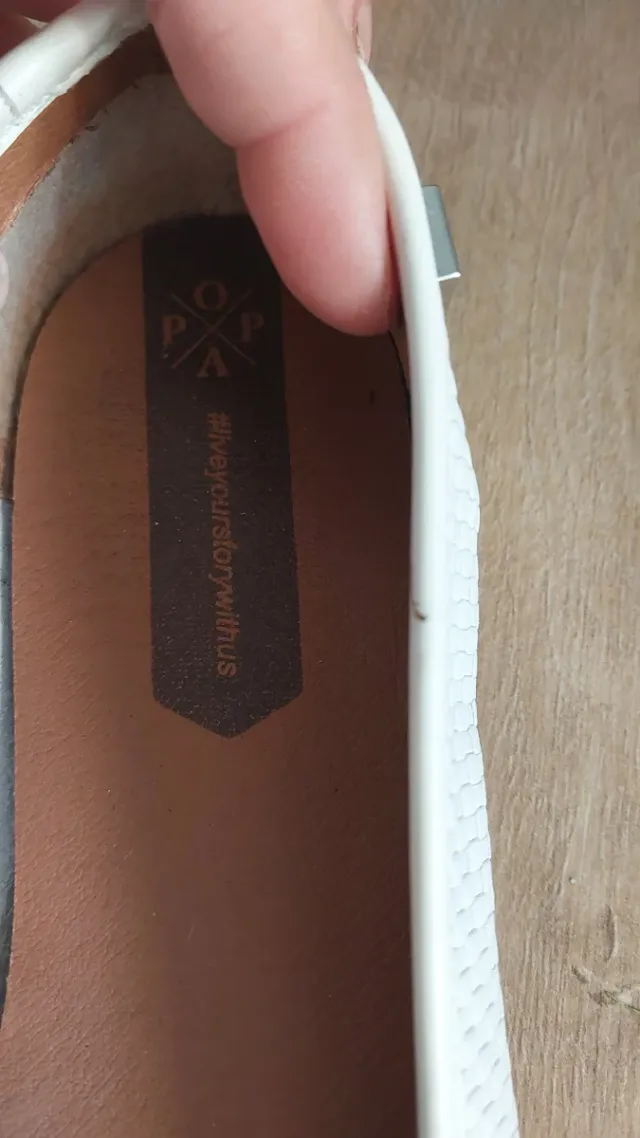 Bailarinas POPA blancas tejidas