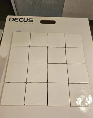 Azulejos DECUS Rústico Blanco Brillo 10x10