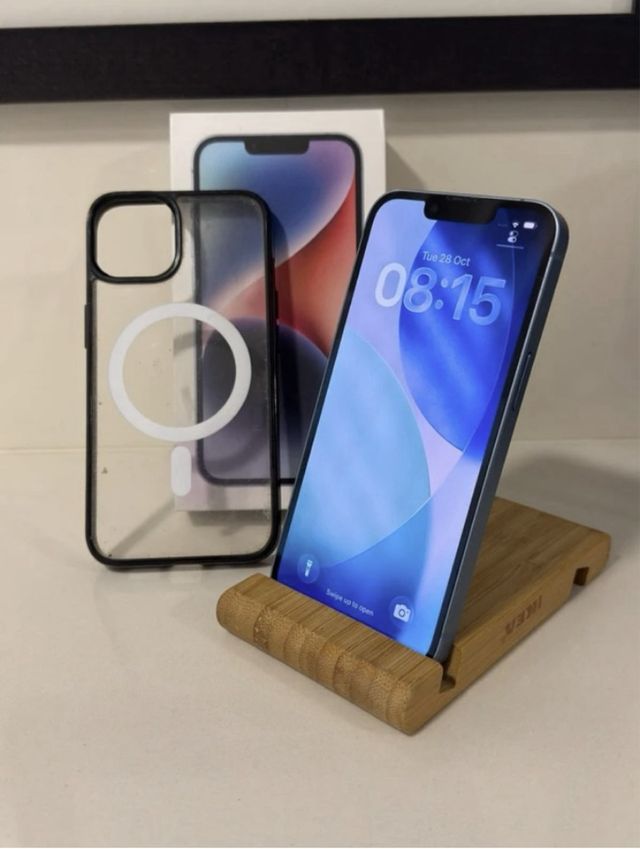 iPhone 14 100% batería 128gb celeste