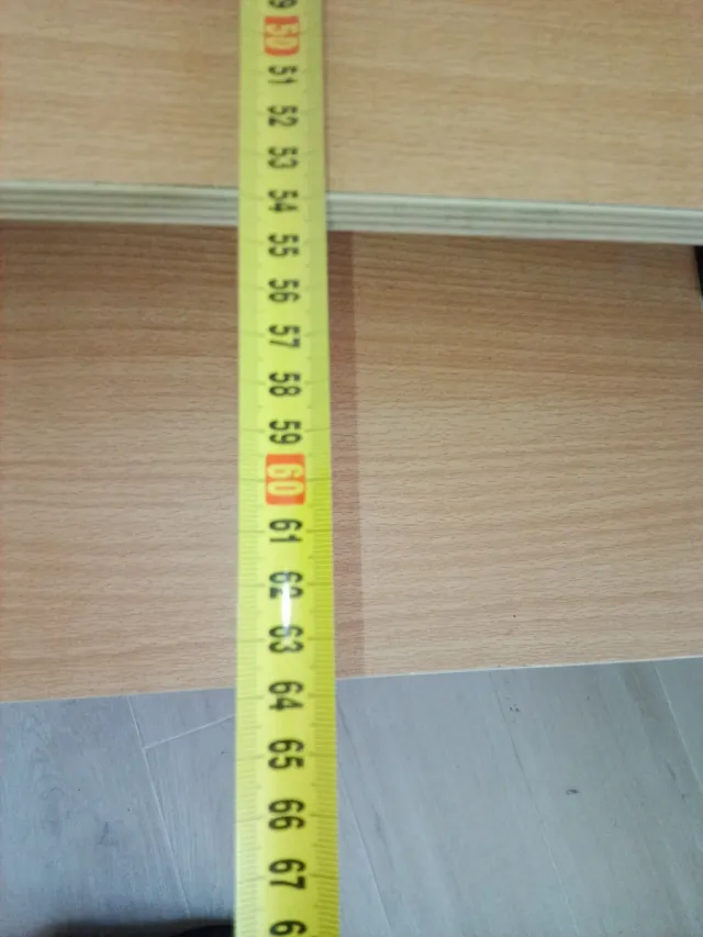 Escritorio madera y metal