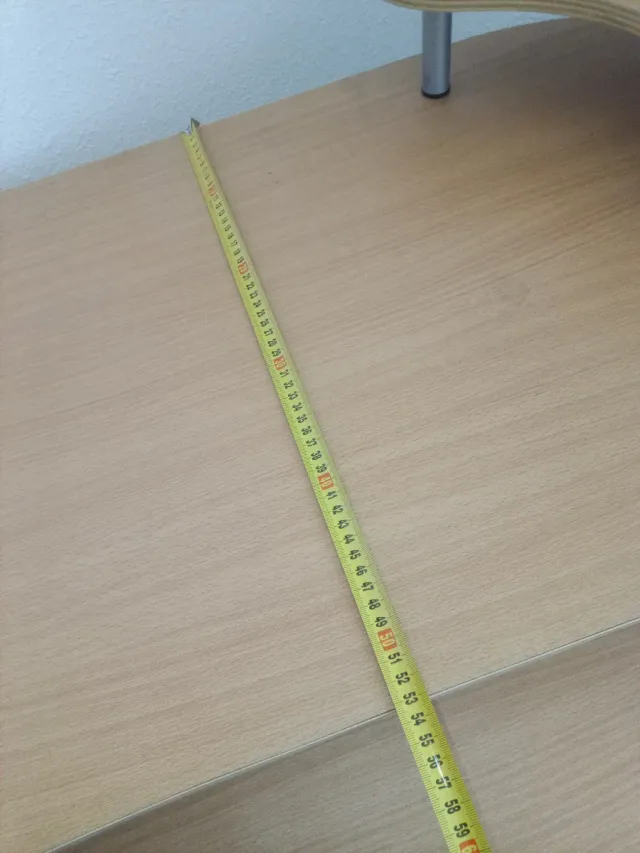 Escritorio madera y metal