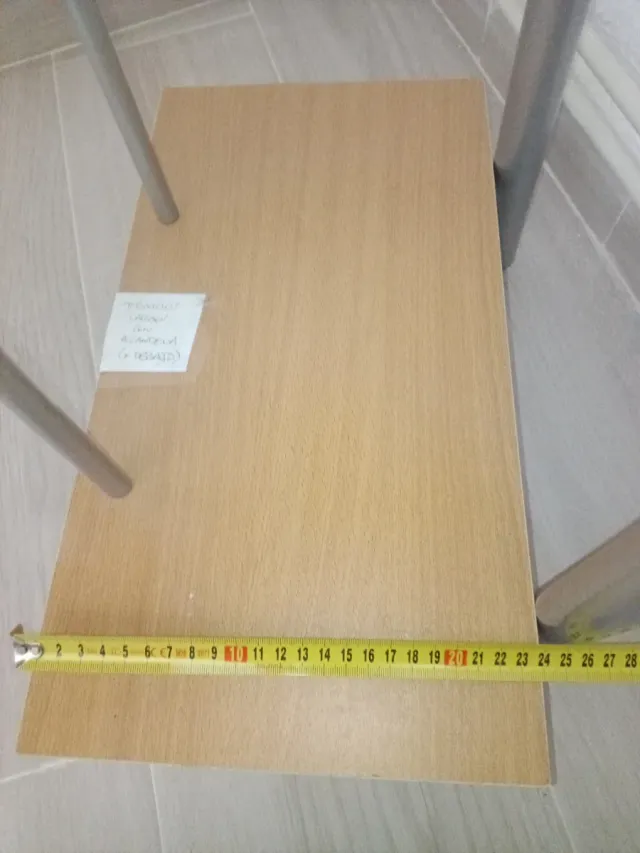 Escritorio madera y metal