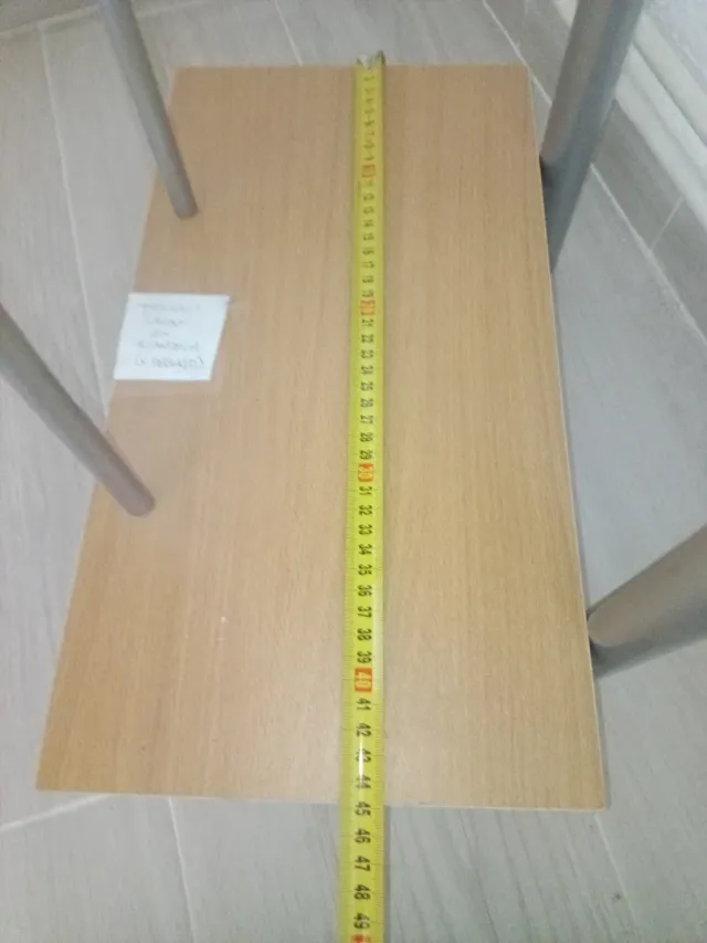 Escritorio madera y metal