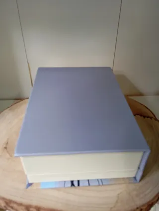 Portagioie a Libro Fiori Blu e Rosa