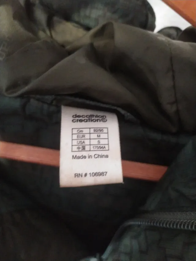 Abrigo Sky Talla M Verde Oscuro