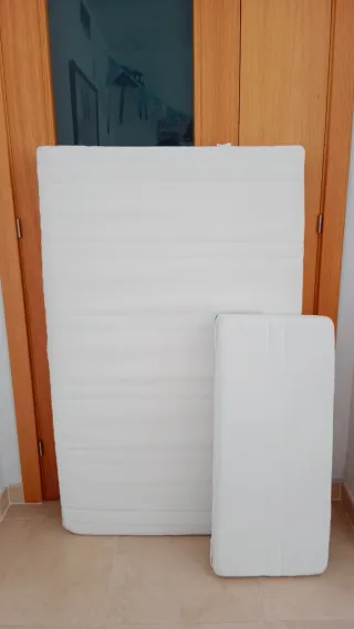 Cama infantil extensible Ikea + somier + colchón