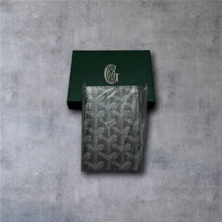 Tarjetero Goyard Negro/Gris