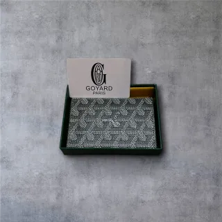 Tarjetero Goyard Negro/Gris