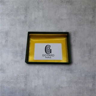 Tarjetero Goyard Negro/Gris
