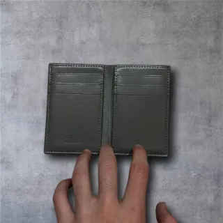 Tarjetero Goyard Negro/Gris