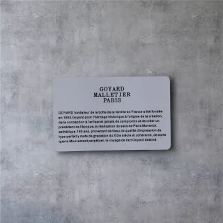 Tarjetero Goyard Negro/Gris