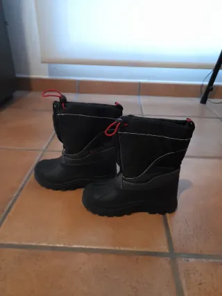 Botas de nieve negras talla 30