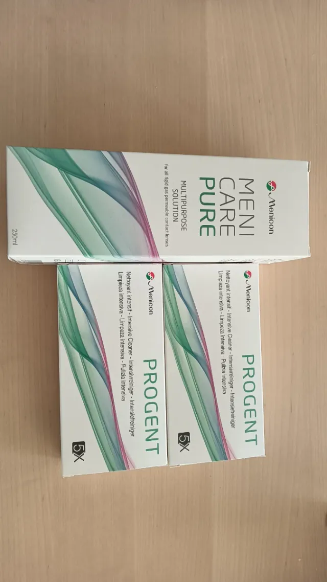 Set Menicon Menicare Pure y Progent