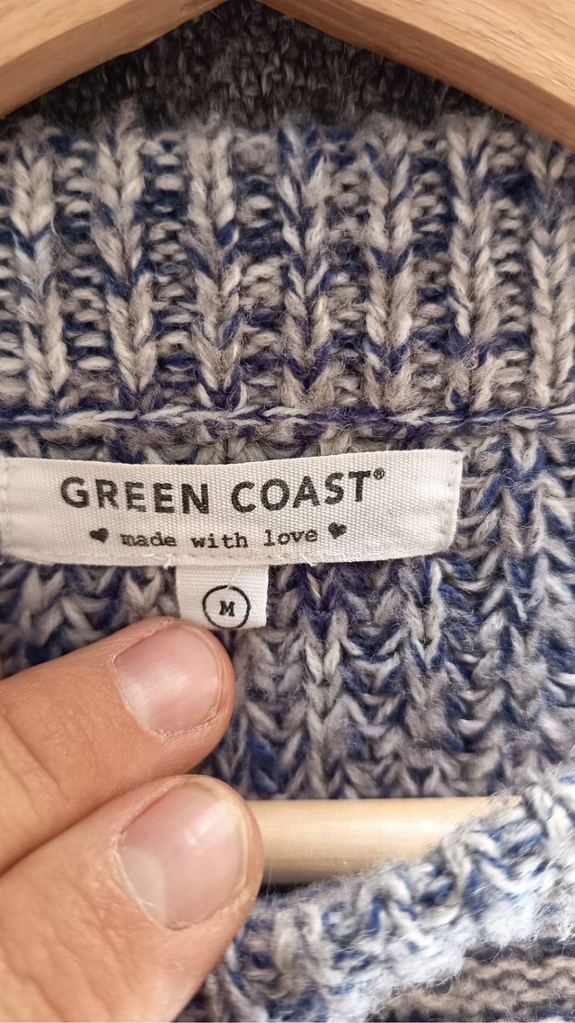 Jersey Green Coast azul y gris