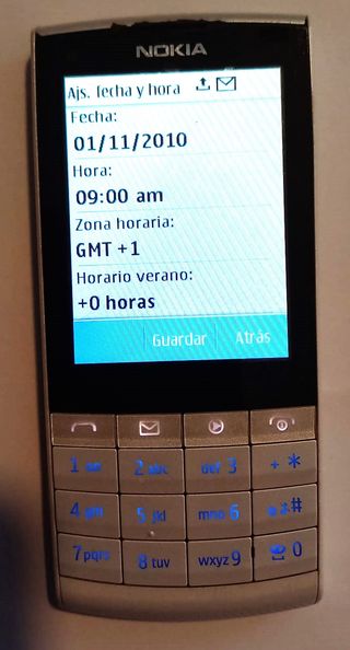 Telefono Nokia X3-02 Argento e Nero
