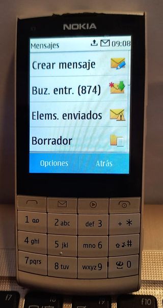 Telefono Nokia X3-02 Argento e Nero