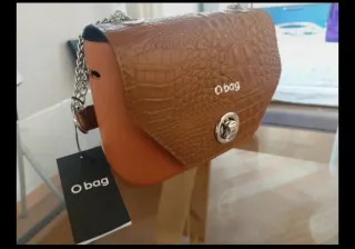 Borsetta O bag donna marrone/arancio