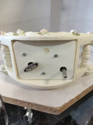 Caballito Mecedora Musical Blanco