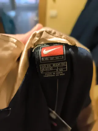 Chaqueta FC Barcelona Vintage Nike Oro Roja