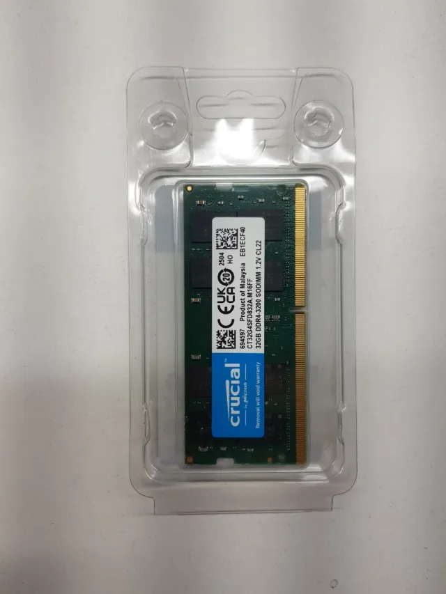 Módulo de memória RAM Crucial 32GB DDR4-3200 SODIMM