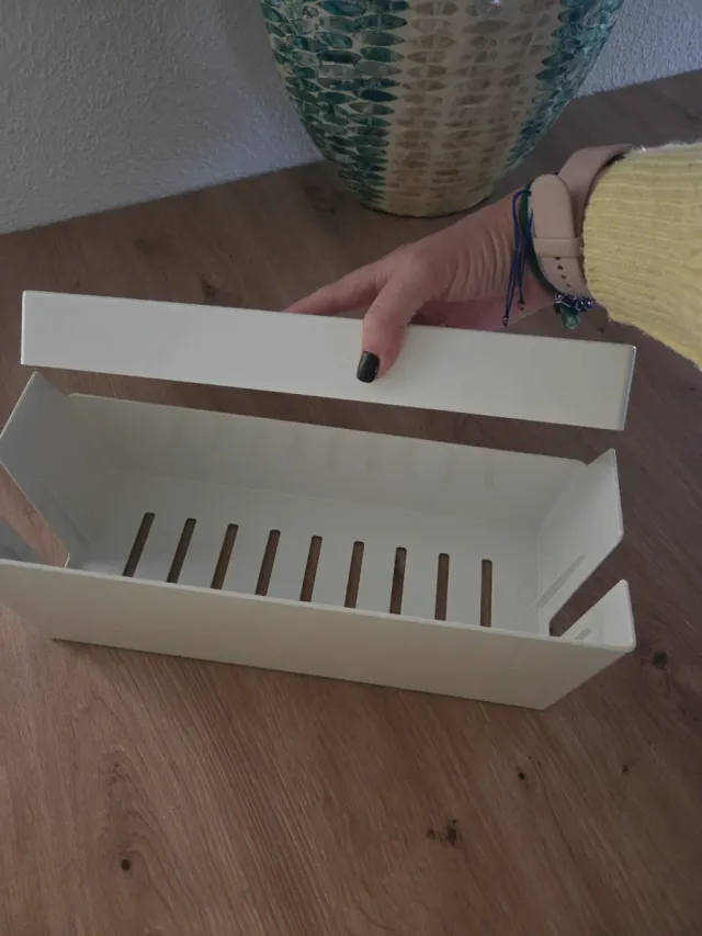 Sätting Organizador Cables Ikea Blanco