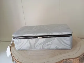 Portagioie Tascabile Argento e Bianco