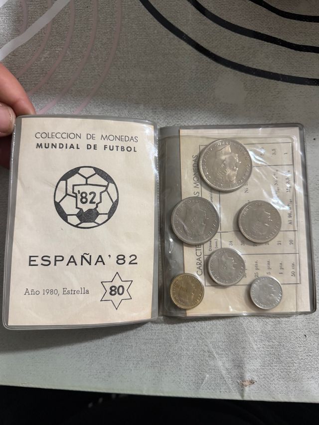 Colección Monedas Mundial Fútbol España 82