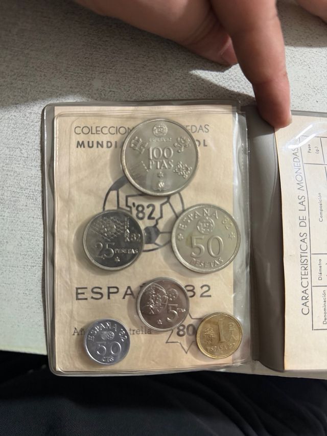 Colección Monedas Mundial Fútbol España 82