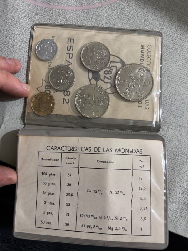 Colección Monedas Mundial Fútbol España 82