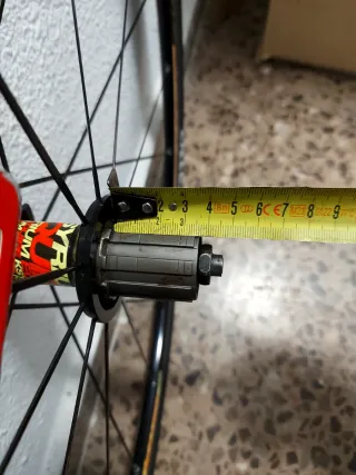 Rueda trasera Mavic Ksyrium + 2 cubiertas