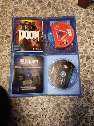 Pack 2 Juegos PS4: DOOM + Call of Duty WWII
