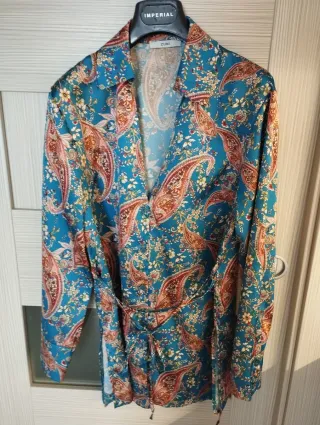 Camicia donna fantasia paisley