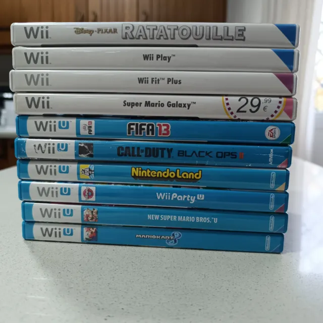 Lote de Jogos Wii e Wii U da Nintendo