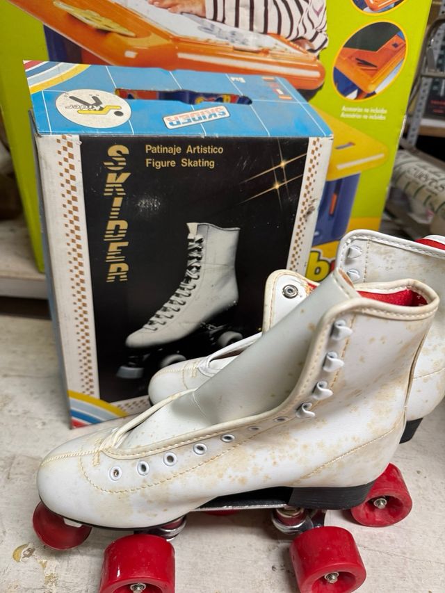 Patines Clásicos Blancos Talla 39