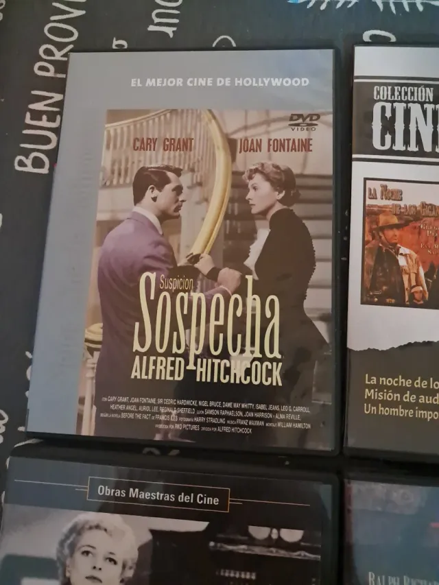 Lote 6 DVDs: Jane Eyre, Exodo, Sospecha y más