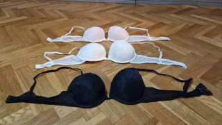 Pack 3 Sujetadores Push Up Encaje