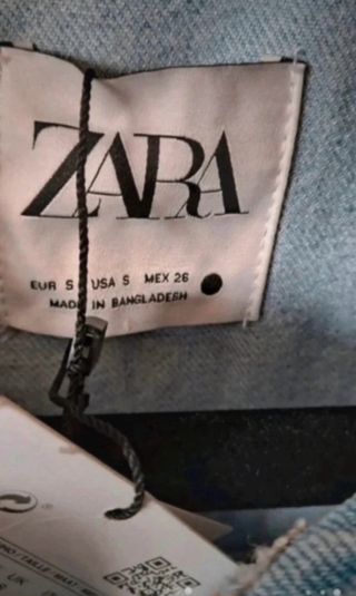 Vestido vaquero Zara Talla S