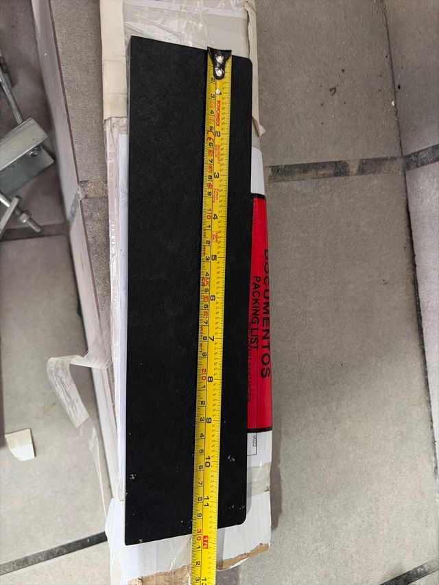 Rejilla ducha negra. sin uso , del Obramat