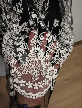 Vestido de fiesta negro. Talla 44. Sin estrenar