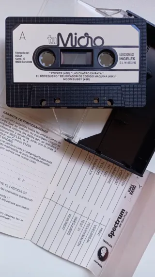 Spectrum cinta Cassette 16K/48K PLUS