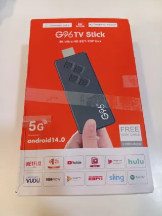 G96 TV Stick con Mando a Distancia